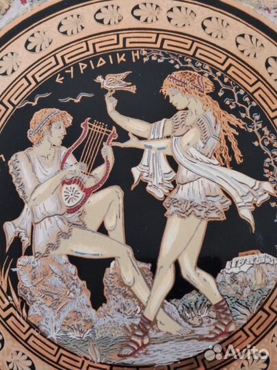 Винтаж: декоративная тарелка 