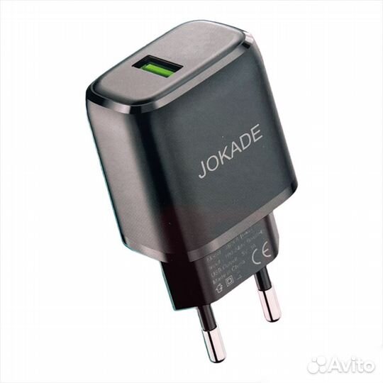 Сзу jokade JB005 1*USB 5A fast charge Black