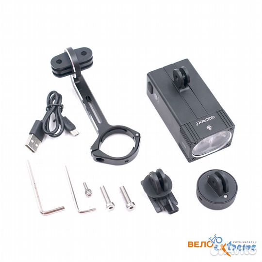 Фонарь передний gaciron V7D-1000 1000lm,1диод,4реж