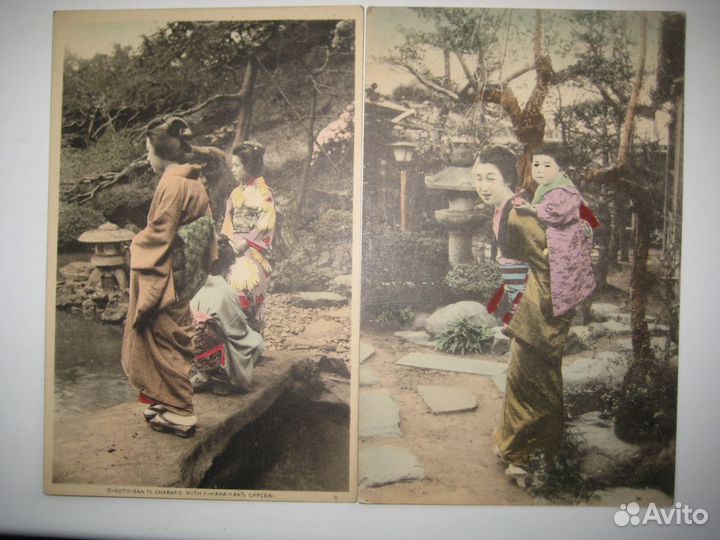 Японские антикварные открытки (до 1917г.)