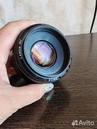 Объектив canon Ef 50mm 1.8