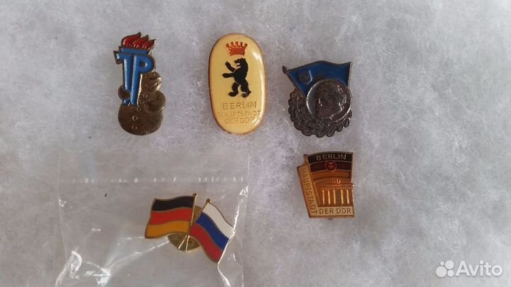 Значки гдр из комсомольской юности. Лот 2