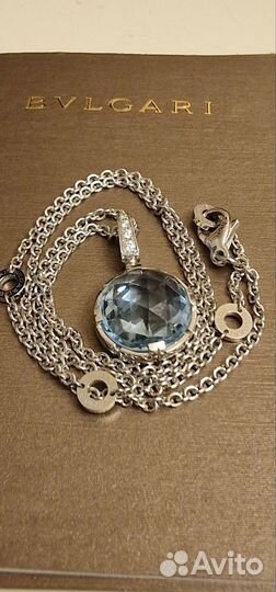 Bvlgari Parentesi колье с топазом новое. Оригинал