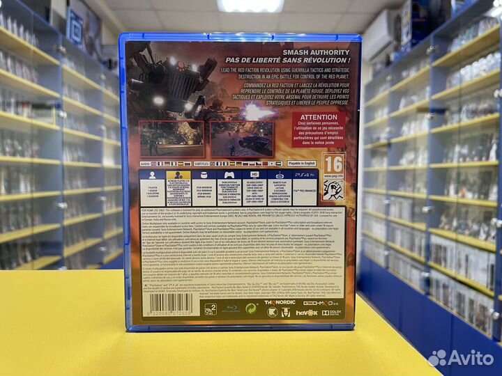 Red Faction Guerrilla Remastered PS4 диск