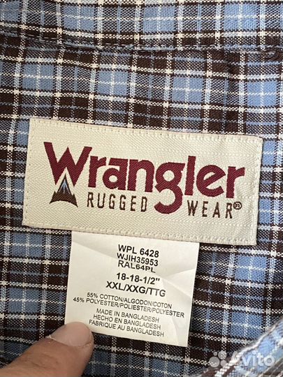 Рубашка wrangler (р-10) листайте 62 р-р