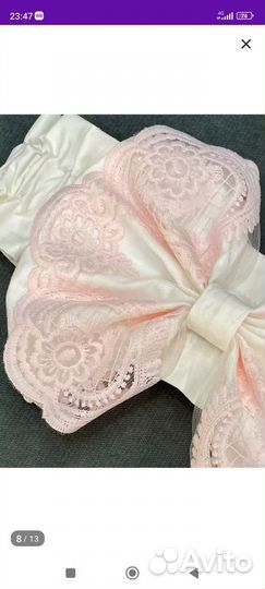 Бант для конверта на выписку