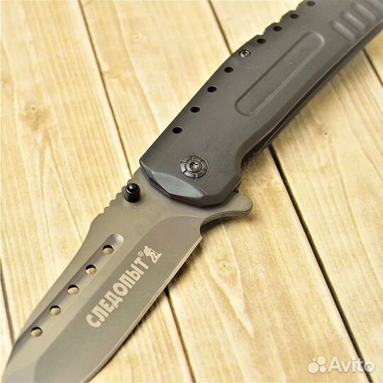 Нож туристический следопыт прорезиненная ручка