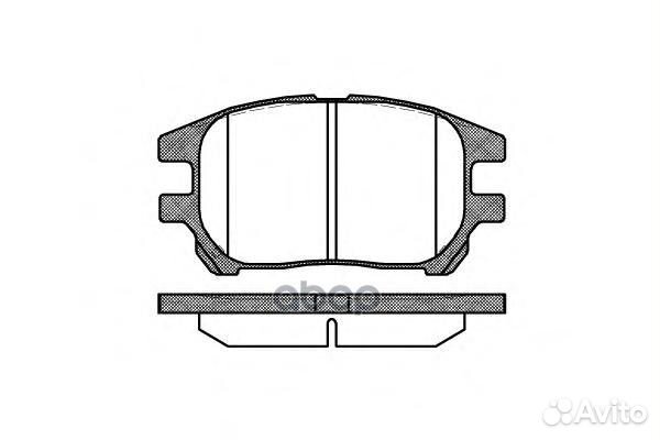 Колодки торм. диск. RX300 297200 Road house