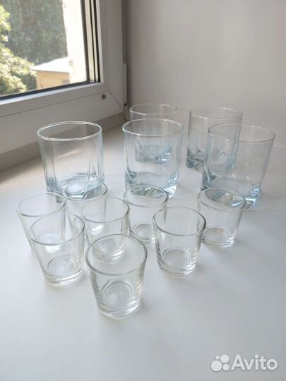 Стаканы для виски и стопки