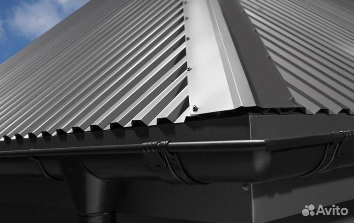 Оцинкованный профнастил С21 6х1,05м