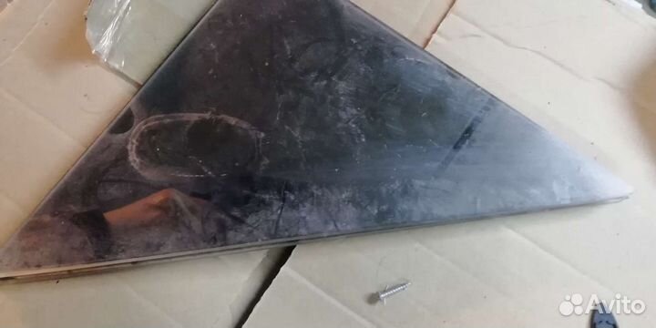 Полка угловая стекло