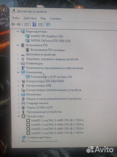 Игровой пк gtx 1060 3gb
