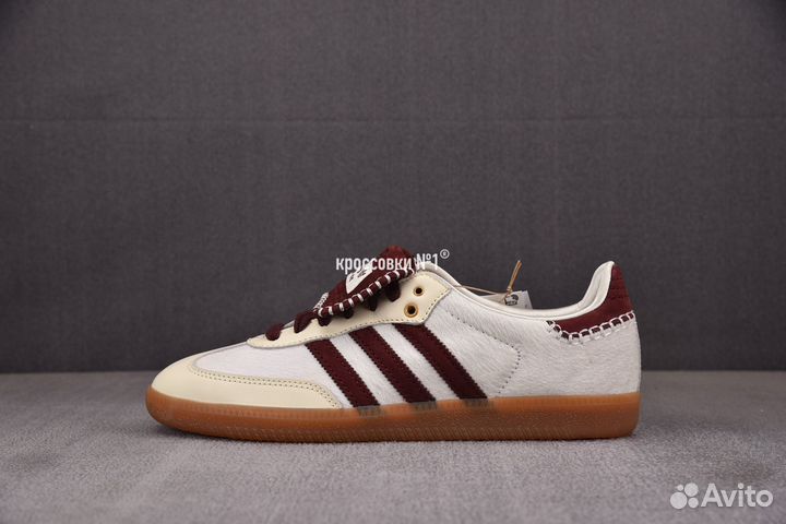 Adidas Samba Wales Bonner Pony Tonal Cream White