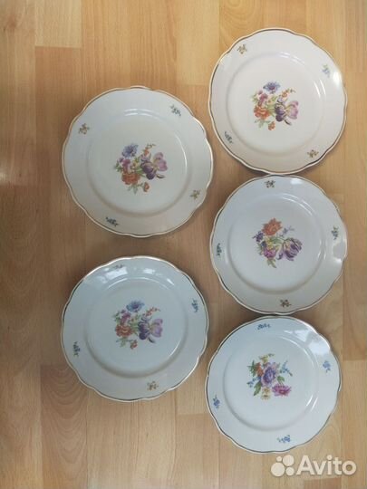 Тарелки дулево мейсинский букет