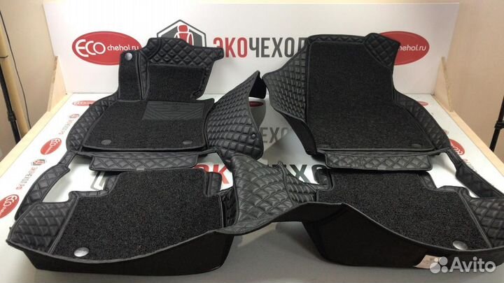 3D Коврики Chevrolet из Экокожи