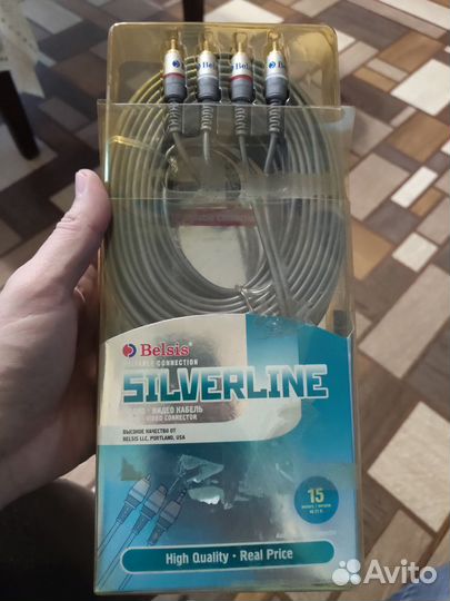 Кабель 2 rca 2rca, scart scart