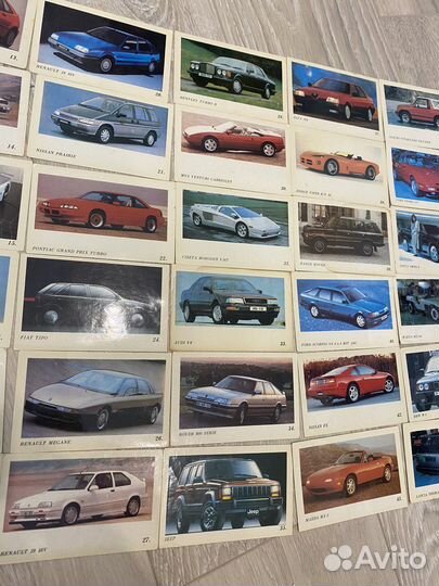 Карманные календари 91-92 год с машинами