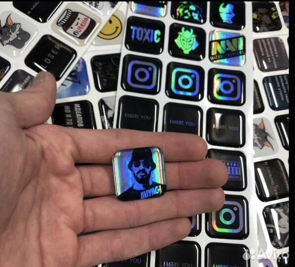 3д стикеры на телефон оптом