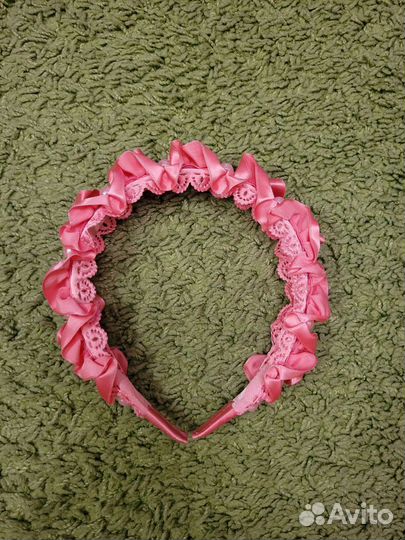 Ободок с рюшами лолита