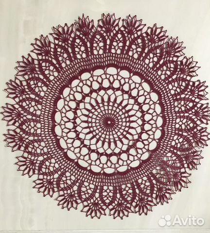 Салфетка вязаная крючком