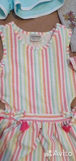 Вещи пакетом на девочку 122 128