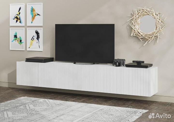 Тумба под тв Сканди белый