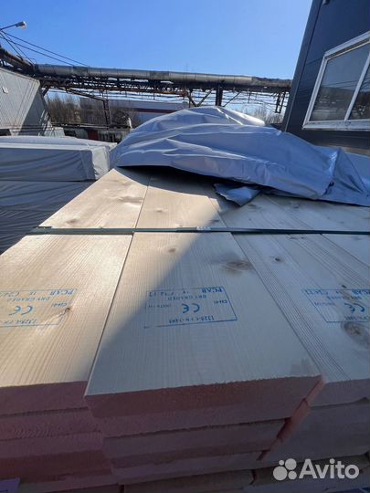 Доска сухая строганная 45х145, сорт AB, класс С24