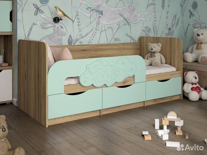 Детская кровать с Бортиком