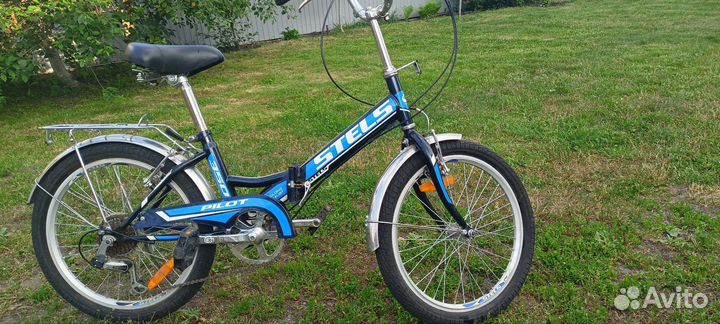 Велосипед stels синий, в хорошем состоянии,20 дюйм