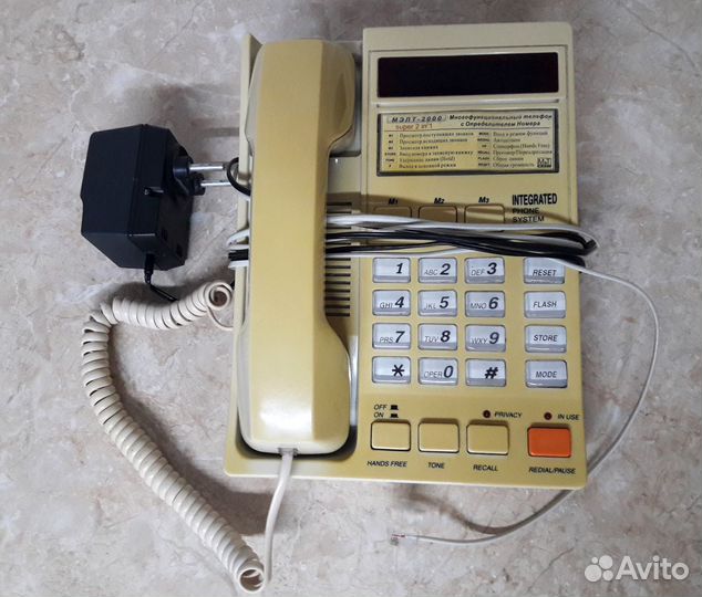 Стационарный телефон мэлт-2000 с аон