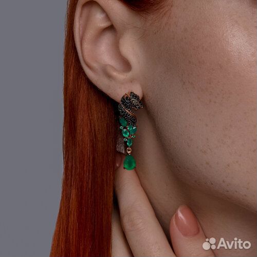 Серьги sokolov из серебра, 92023074