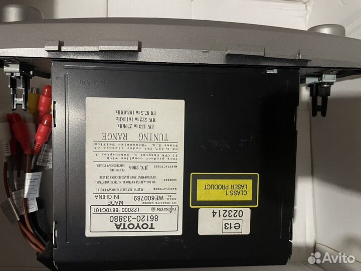 Штатаная магнитола Camry v40