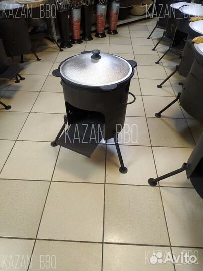 Казан 8 л печка