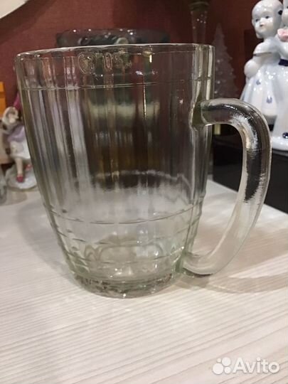 Кружка пивная 0.5л СССР Уршельское стекло