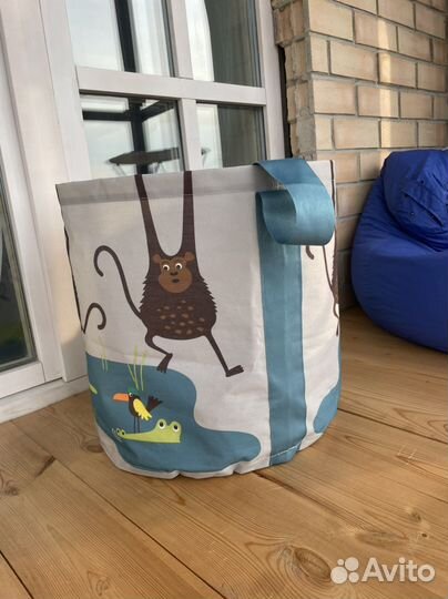 Корзина для игрушек IKEA djungelskog