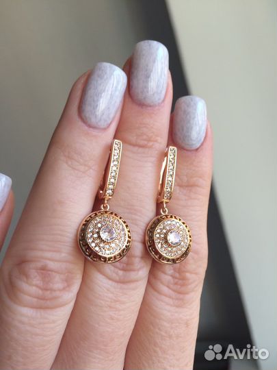 Серьги красивые Версаче