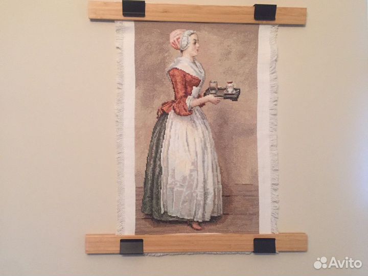 Вышивка крестом картина «Шоколадница»