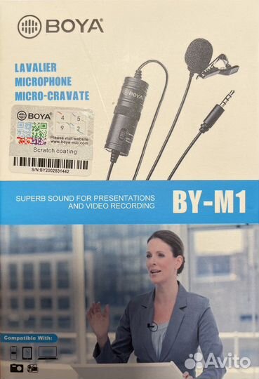 Микрофон петличный boya BY-M1