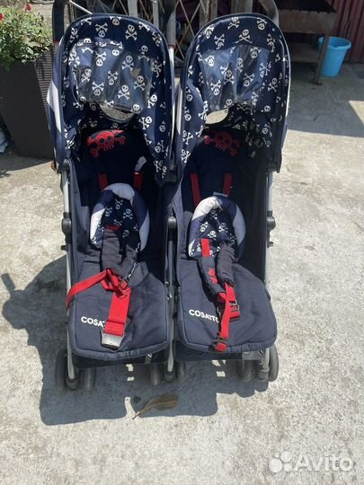 Коляска прогулочная для двойни