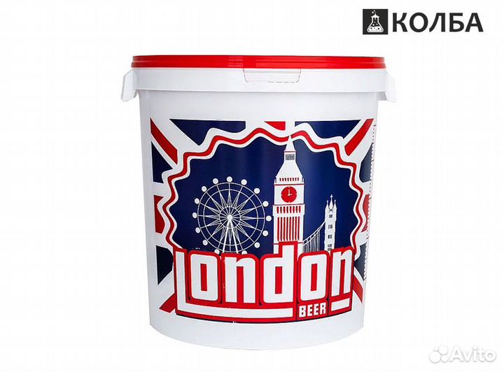 Бак пищевой 32 л с отверстием под гидрозатвор