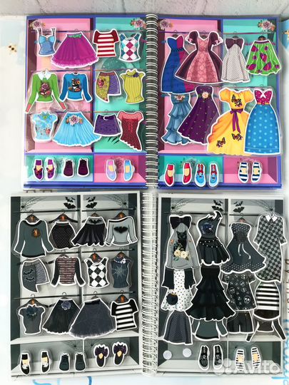 Куколки Венсдей и Энид на липучках