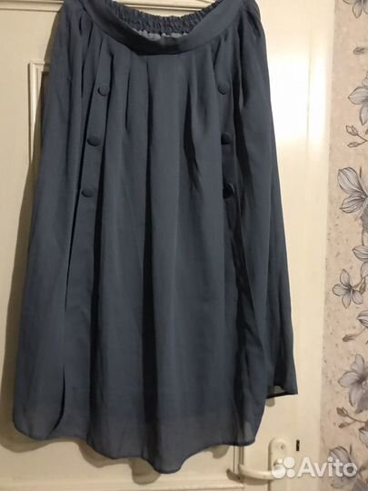 Юбка длинная в двух цветах