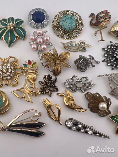 Брошь винтаж СССР Чехия Германия