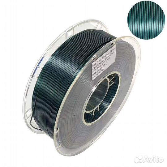 PLA Dual color (Silk Шелковый) пластик Wan plast