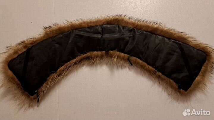 Меховой воротник енот