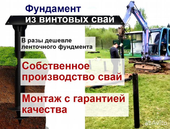 Винтовые сваи