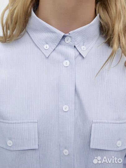 Massimo dutti рубашка 100 % хлопок