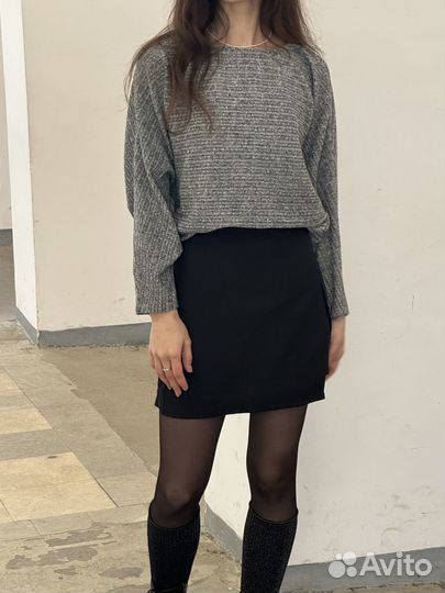 Свитер женский летучая мышь котон