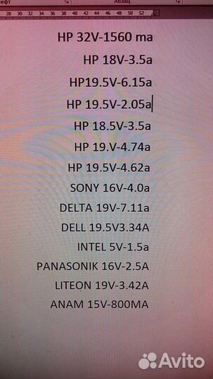 Блок питания для ноутбука HP