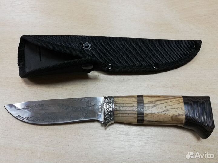 Нож Волк 65х13(дерево,комби рукоять)